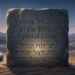 Ceasing Meaning in the Bible