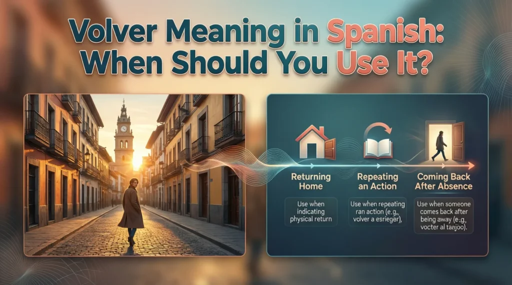 Volver Meaning in Spanish