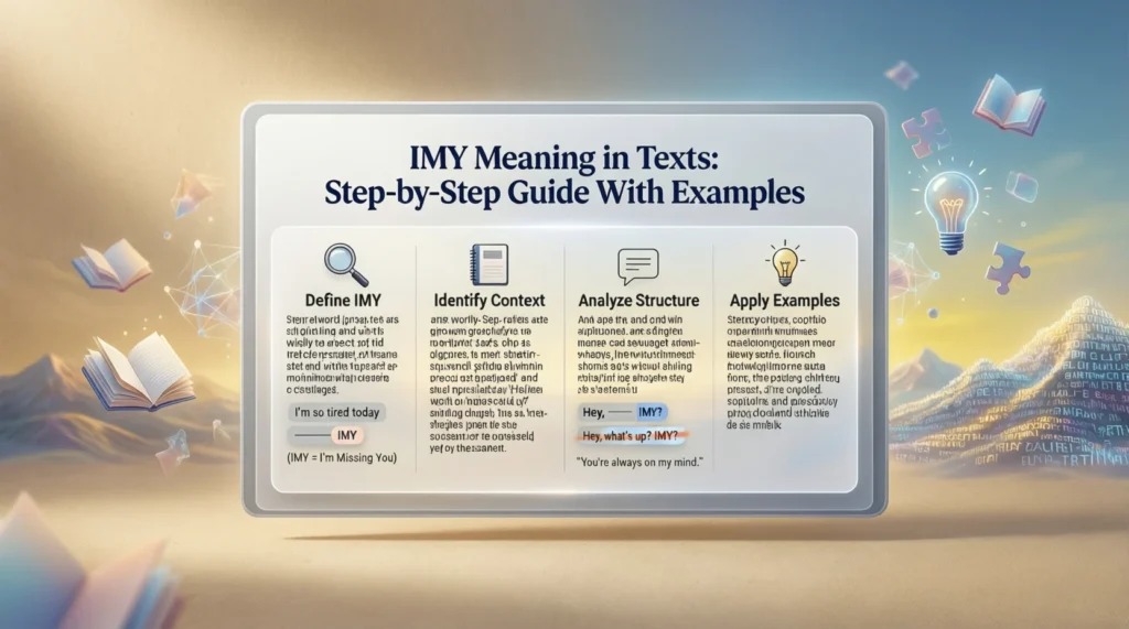 IMY Meaning in Texts