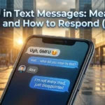 GMFU in Text Messages