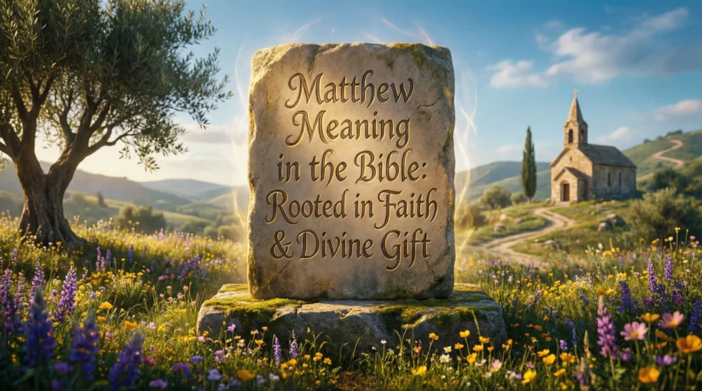 Matthew Meaning in the Bible