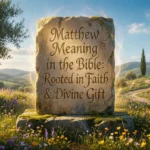 Matthew Meaning in the Bible