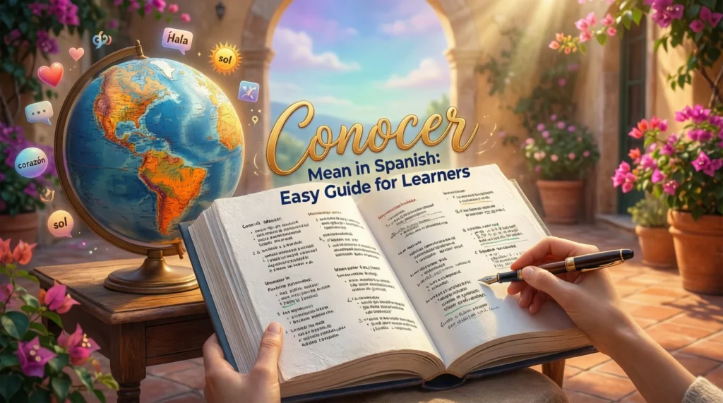 Conocer Mean in Spanish