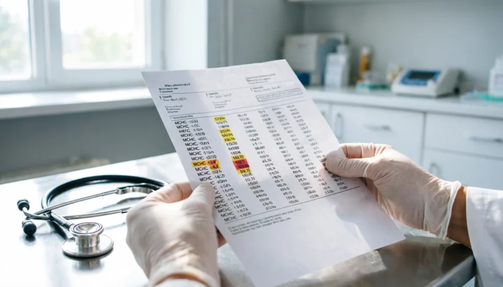 Low MCHC Mean in a Blood Test