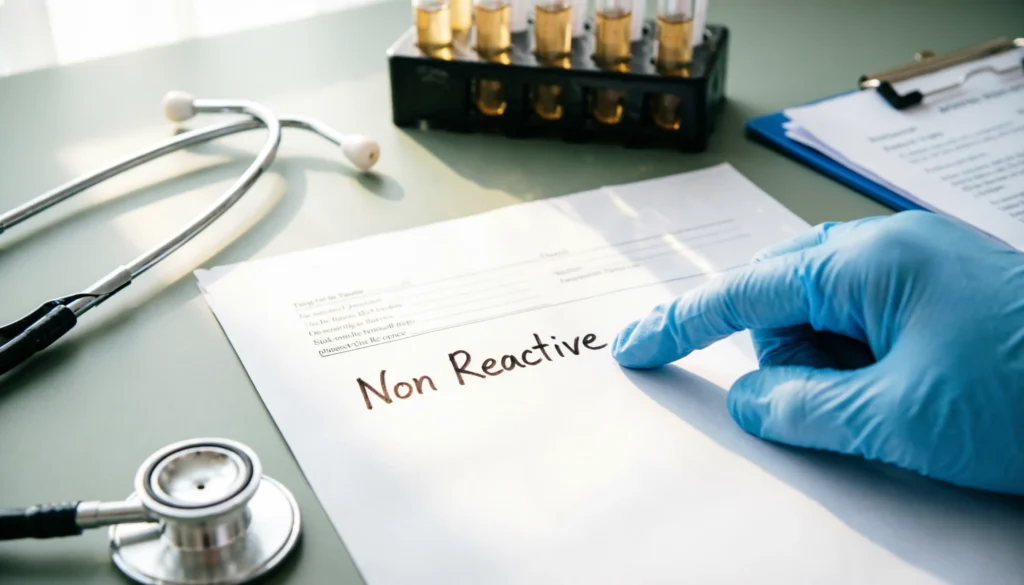 What Does Non Reactive Mean in Test Results