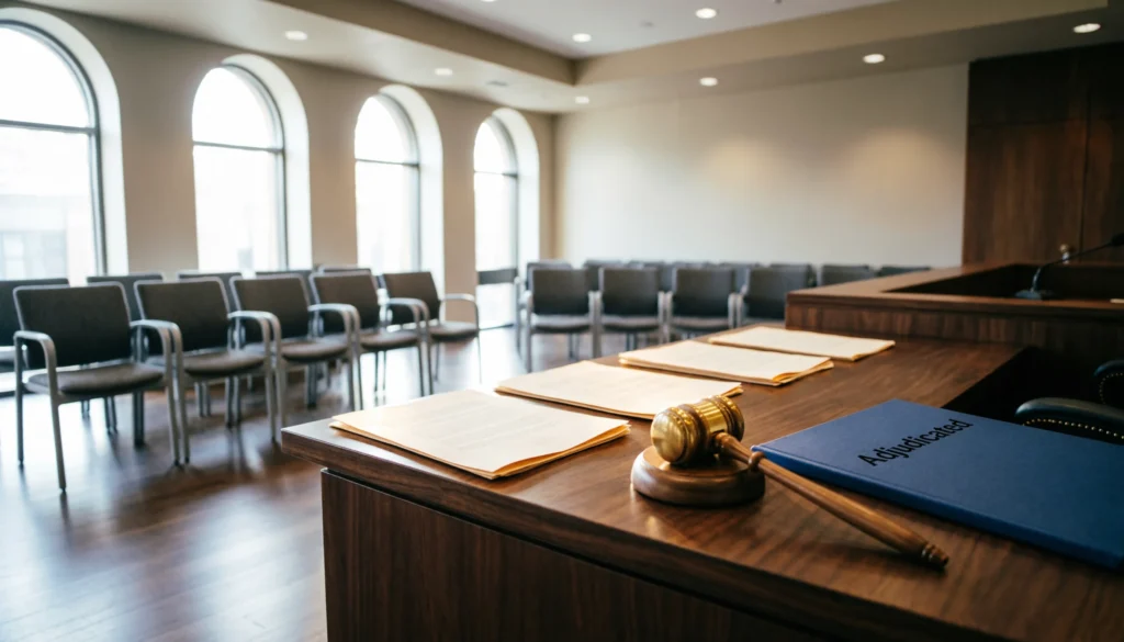 Adjudicated Meaning in Criminal Records