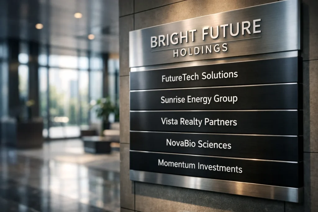 What Does Holdings Mean in a Business Name