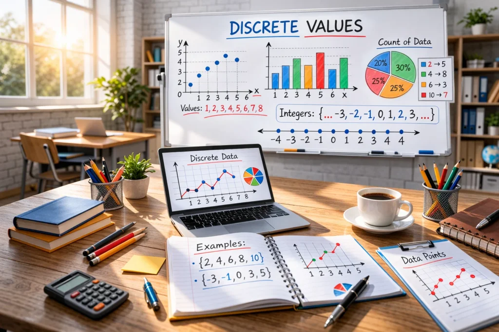 True Meaning of Discrete in Math