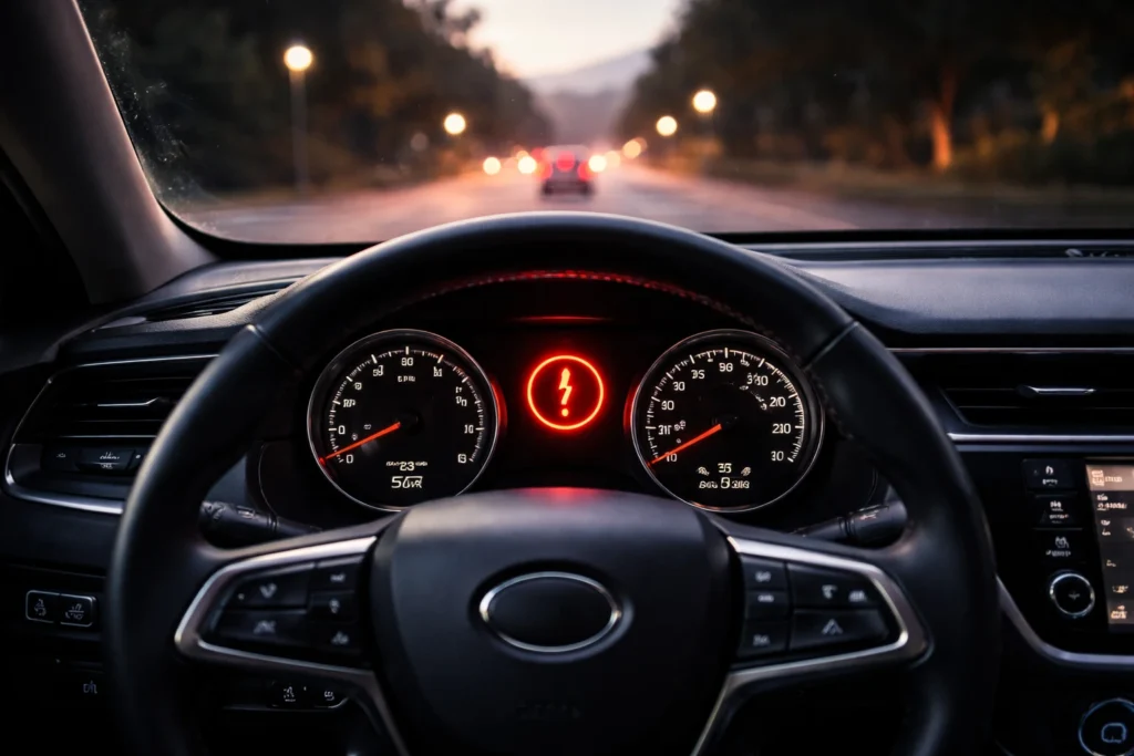 Exclamation Mark Mean in a Car