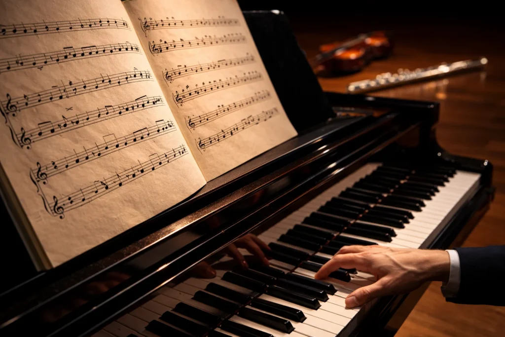 Staccato Mean in Music