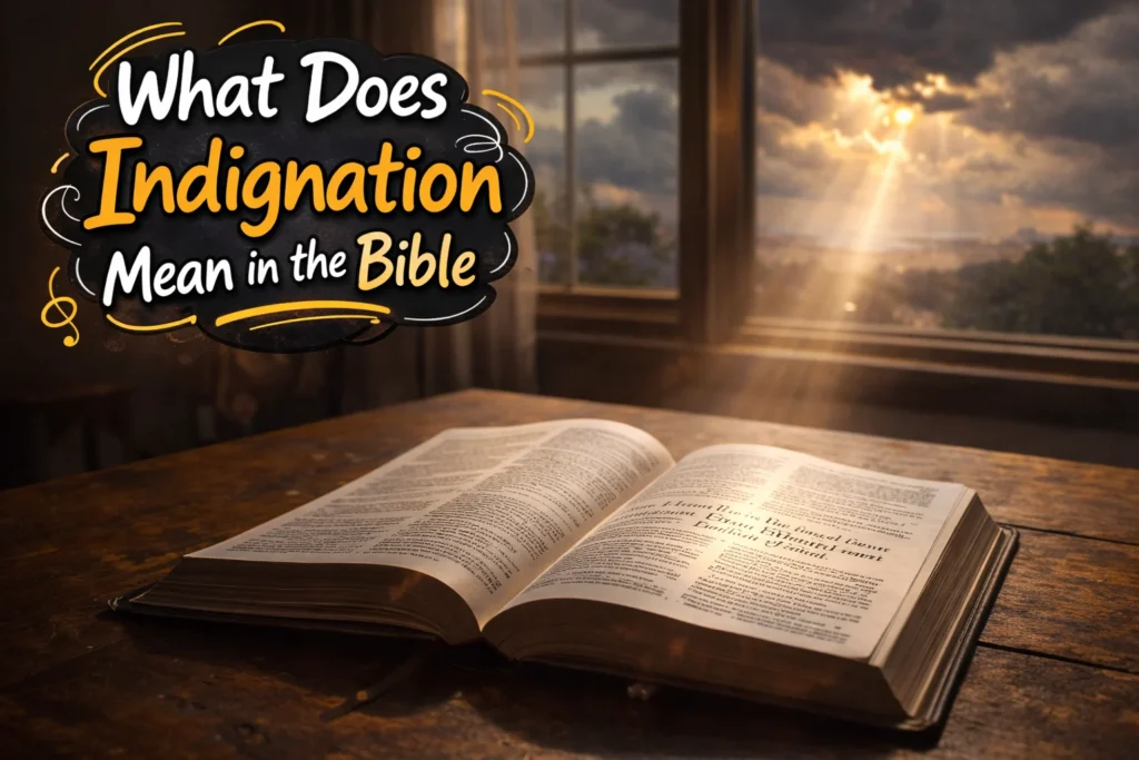 What Does Indignation Mean in the Bible