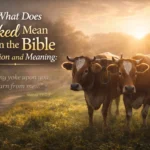 What Does Yoked Mean in the Bible