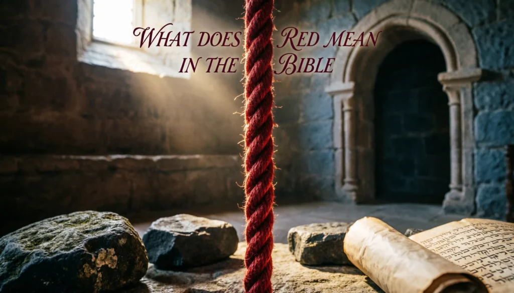 What Does Red Mean in the Bible