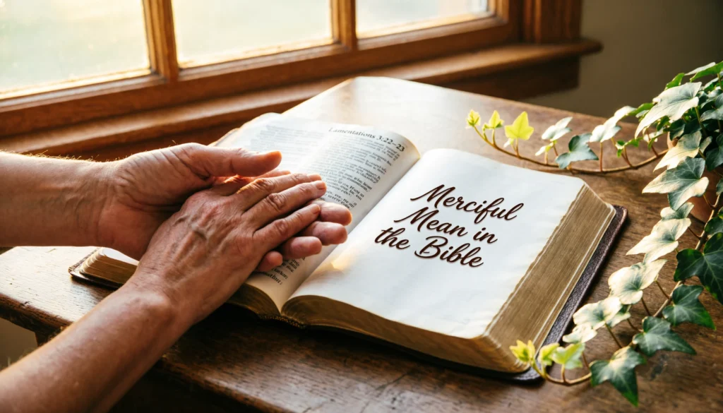 Merciful Mean in the Bible