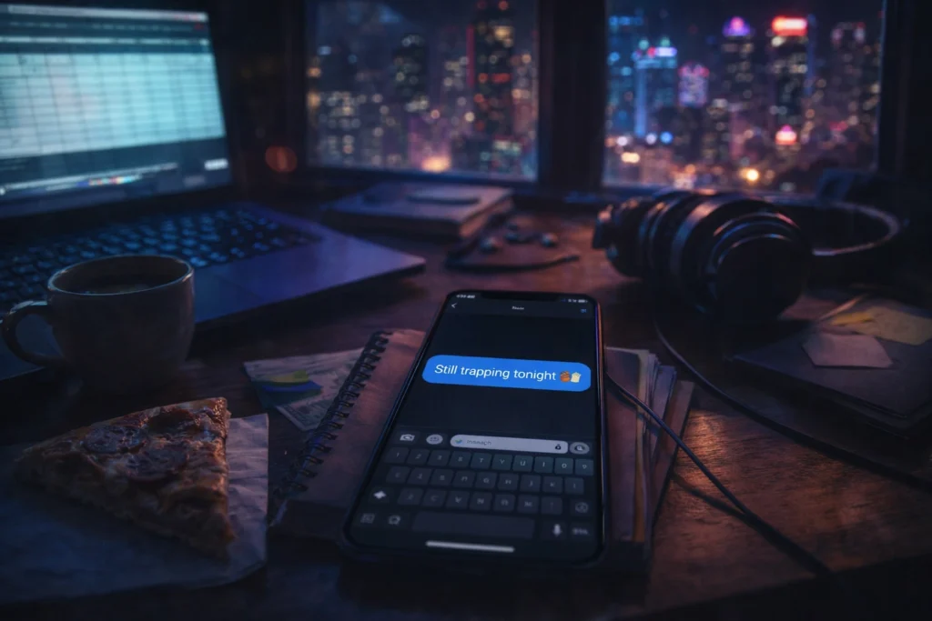 Trapping Mean in Slang