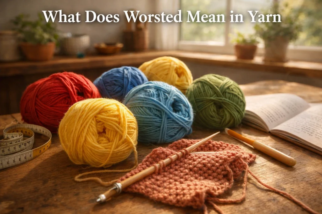 What Does Worsted Mean in Yarn