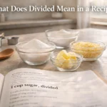 What Does Divided Mean in a Recipe