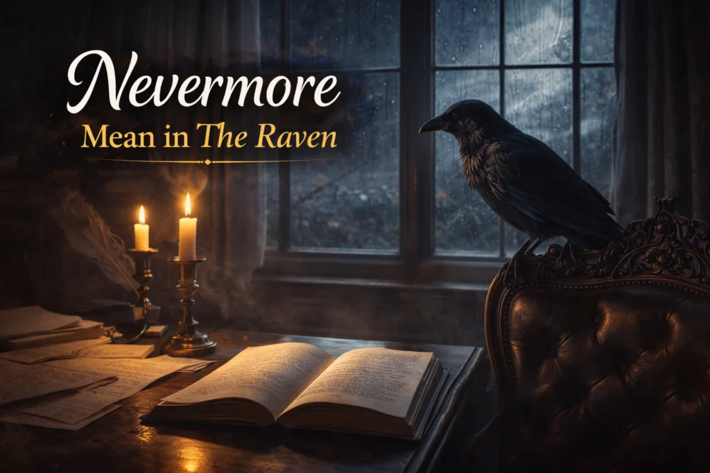 Nevermore Mean in The Raven